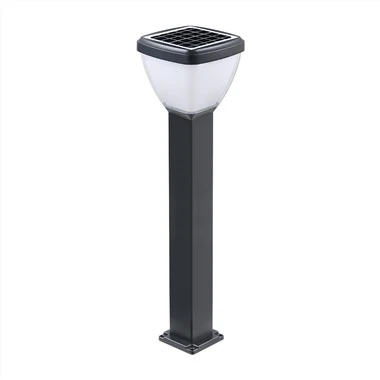 Square Hnub Ci Sab nraum zoov Led Bollard Teeb pom kev zoo
