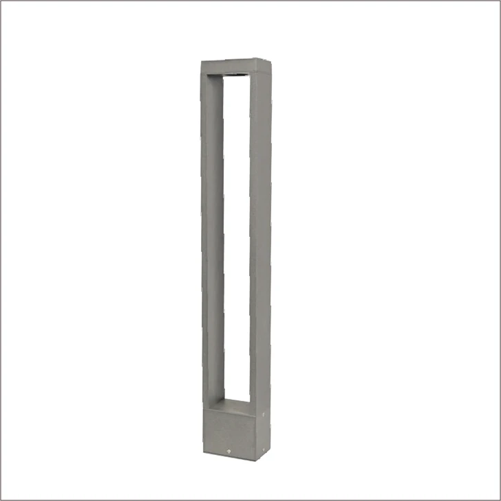 Sab nraum zoov Bollard Garden Teeb Txhuas Niaj Hnub No 10 COB Txoj Kev LED Teeb Rau Lub Vaj