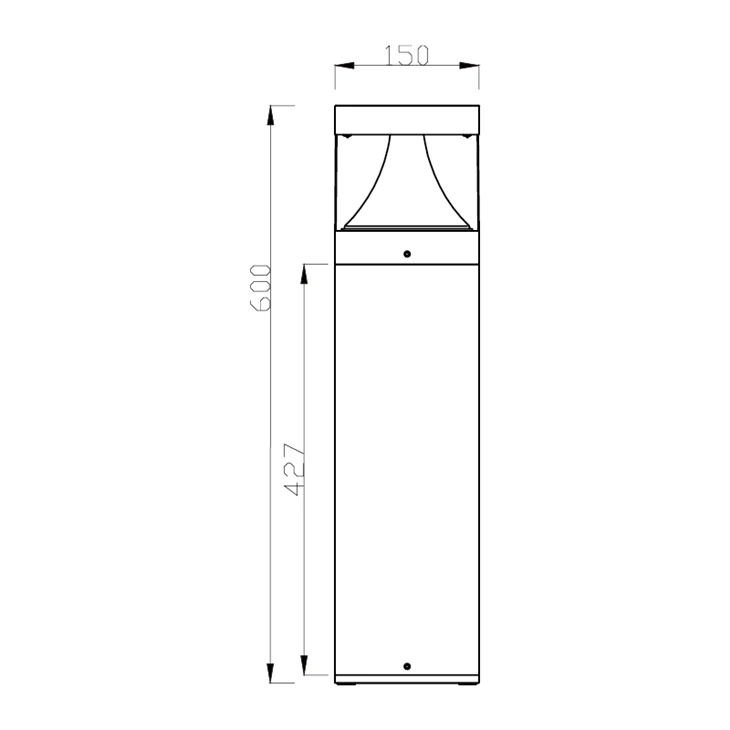 Outdoor Bollard Light With Ul