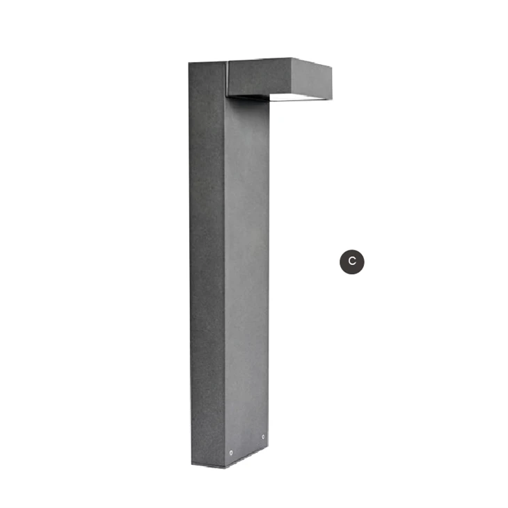 Square Dub Bollard Teeb