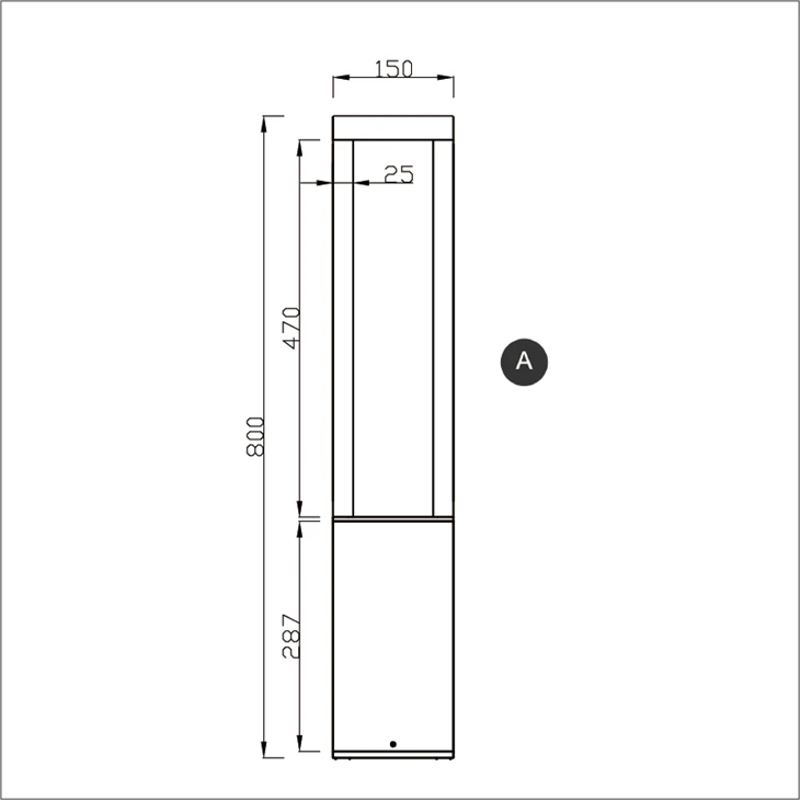 Waterproof Lawn Lamp Villa Courtyard Park Grass Ground Landscape Outdoor Solar Bollard Light Garden Lights Led Lawn Lights